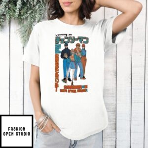 Chainsaw Man Public Safety Devil Hunter Group Casual T-Shirt