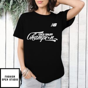 Coco Gauff Roland Garros Champions 2025 T-Shirt