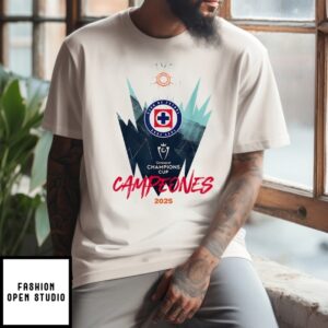Cruz Azul Campeones 2025 Champions Cups T-Shirt