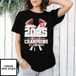 Dc Defenders Ufl Champions 2025 Skyline T-Shirt