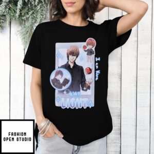 Death Note Light I Am Kim Chibi Glitter T-Shirt