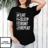 Eat Sleep Hunt Repeat Monster Hunter Schedule T-Shirt