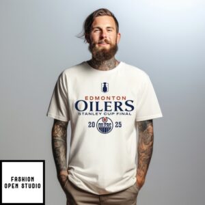 Edmonton Oilers 2025 Stanley Cup Final Logo T-Shirt