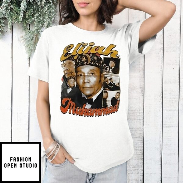 Elijah Muhammad Black History Vintage Bootleg T-Shirt