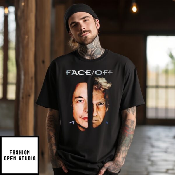 Elon Vs Trump Face Off T-Shirt