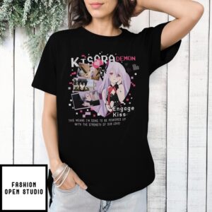 Engage Kiss Heart Panels Kisara Demon T-Shirt