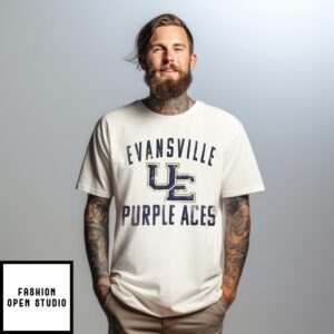 Evansville Purple Aces Logo T-Shirt