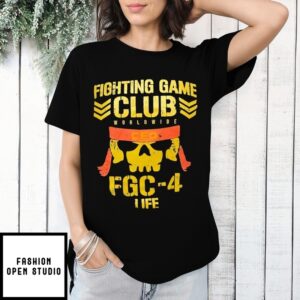 Fighting Game Club Worldwide Fgc-4 Life T-Shirt