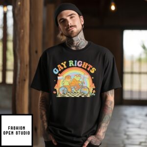 Frog Gay Rights Lgbt Rainbow T-Shirt