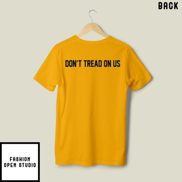 Gadsden Flag California Bear Don’T Tread On Us Ice Protest T-Shirt