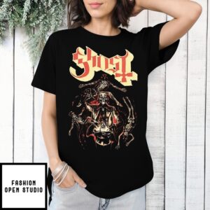 Ghost Swirling Skeletons T-Shirt