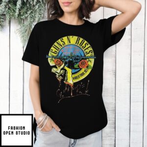 Guns N’ Roses 2025 World Tour Skull T-Shirt