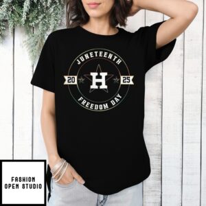 Houston Astros Juneteenth Freedom Day 2025 T-Shirt