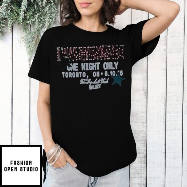 I Was Hypnotized One Night Only Holmdel 2025 Customize Day And Location T-Shirt