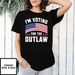 I’M Voting For The Outlaw American Flag T-Shirt