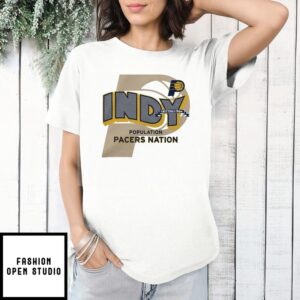 Indy Greetings From Population Indiana Pacers Nation T-Shirt