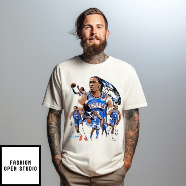 Jalen Williams  Players Oklahoma City Thunder Graphic Vintage T-Shirt