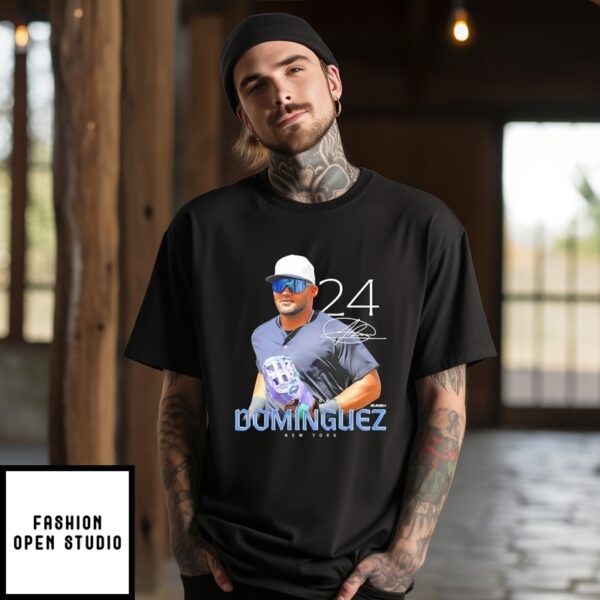 Jasson Dominguez New York Yankees Breakout Signature T-Shirt