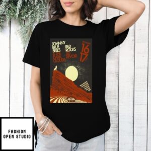 Johnny Blue Skies Sept 16 17 2025 Red Rocks Morrison Co Poster T-Shirt
