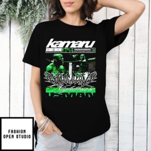 Kamaru Usman Ufc Staredown Nightmare Retro T-Shirt