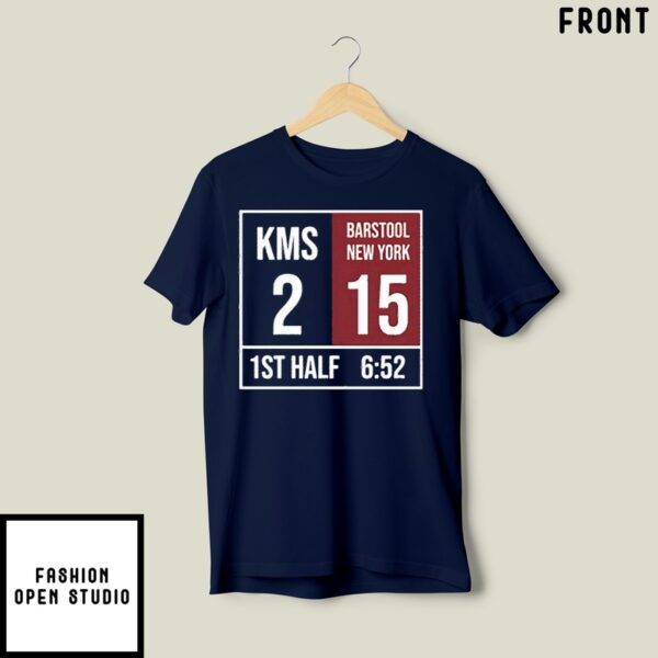 Kirk Comeback Kms 2 Barstool New York 15 1St Half T-Shirt