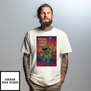 Koala Hawaiian Friday Vibes Only T-Shirt