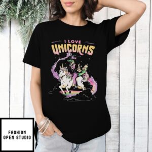 Legends Of Avantris I Love Unicorns T-Shirt