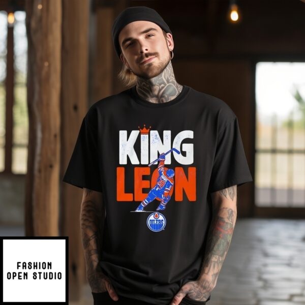 Leon Draisaitl Edmonton Oilers King Leon T-Shirt