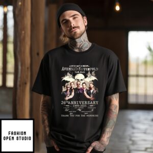 Life Is But A Dream Avenged Sevenfold Tour 2025 26Th Anniversary Signatures T-Shirt