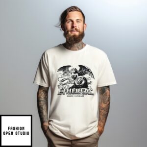 Lion And Girl Ethereal Sentinels T-Shirt