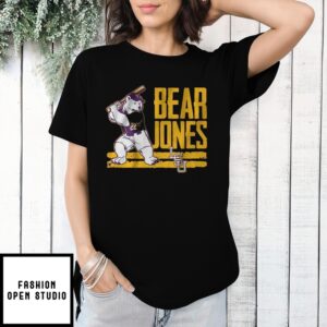 Lsu Baseball Jared Jones Bear T-Shirt