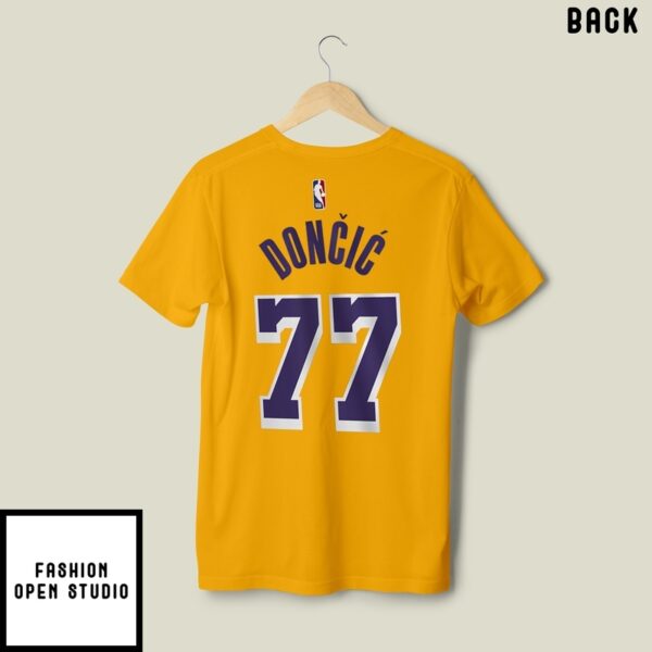 Luka Doncic Los Angeles Lakers Edition Name & Number T-Shirt