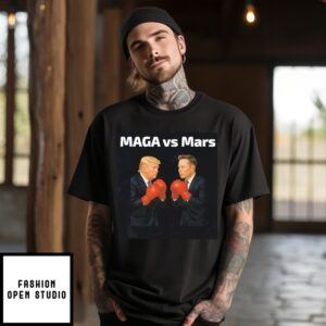 Maga Vs Mars Trump Vs Elon Funny T-Shirt