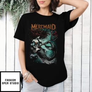 Mercmaid With Guitar T-Shirt