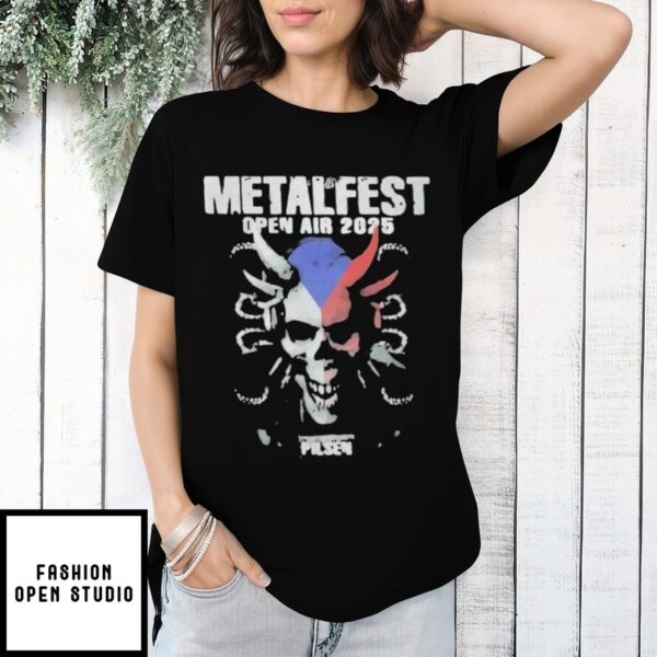 Metalfest Open Air Festival June 6-8 2025 At Lochotin Amphitheatre Pilsen T-Shirt