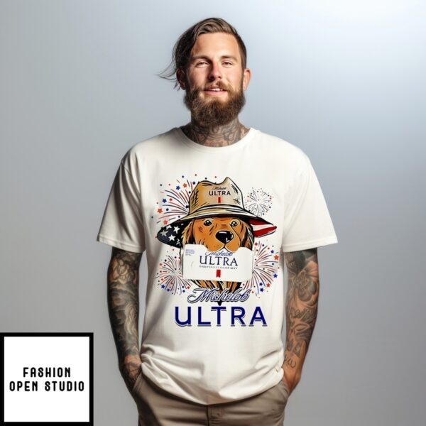 Michelob Ultra Dog 4Th Of July T-Shirt