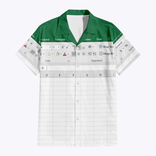 Microsoft Excel Hawaiian Shirt