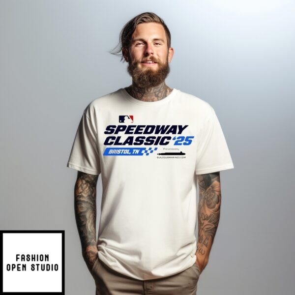 Mlb Mlb Speedway Classic Presented 2025 Logo T-Shirt