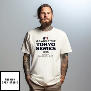 Mlb World Tour Tokyo Series Presented By Guggenheim 2025 Logo T-Shirt