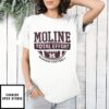 Moline Total Effort Maroons Football T-Shirt