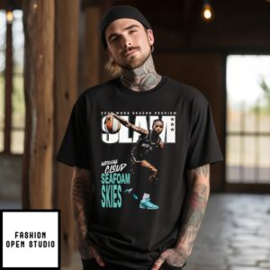 Natasha Cloud New York Liberty Seafoam Skies Magazine Slam 256 Cover 2025 Wnba Season T-Shirt