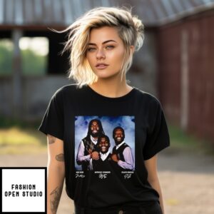 Naz Reid Anthony Edwards Julius Randle Minnesota Timberwolves Step Brothers Basketball Player Signature T-Shirt