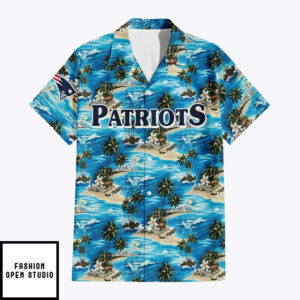 New England Patriots Tropical Hawaiian T-Shirt