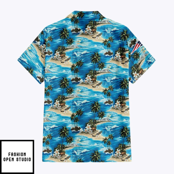 New England Patriots Tropical Hawaiian T-Shirt