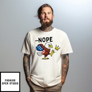 No Kings In America Bald Eagle T-Shirt