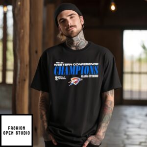 Oklahoma City Thunder 2024-2025 Western Conference Champions Finals T-Shirt