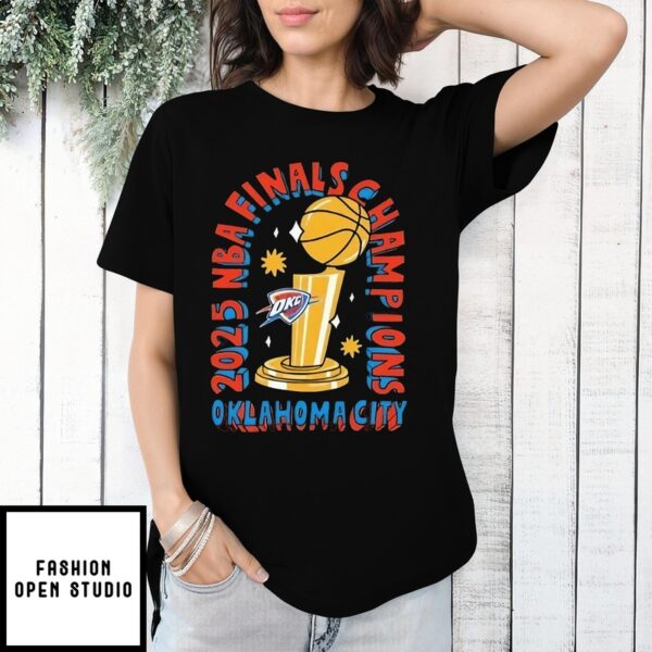 Oklahoma City Thunder 2025 Nba Finals Champions Cup T-Shirt