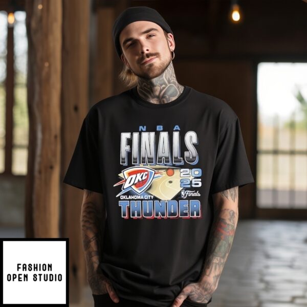 Oklahoma City Thunder 2025 Nba Finals Participant T-Shirt