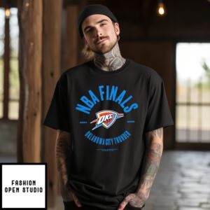 Oklahoma City Thunder 2025 Nba Finals Playoffs Circle T-Shirt