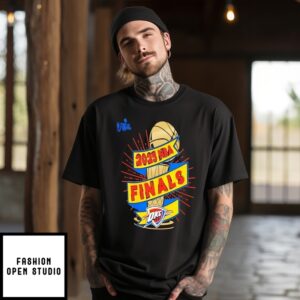 Oklahoma City Thunder 2025 Nba Finals Trophy Logo Paint T-Shirt